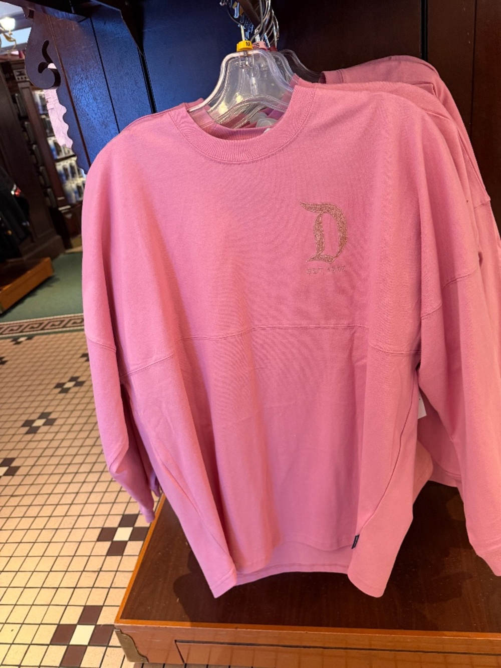 Disneyland 2026 Pink White & Rose Gold Pearl Spirit Jersey